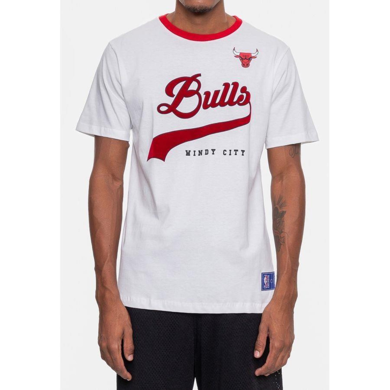 Camiseta Nba Floco Team Chicago Bulls - Masculina - Foto 4