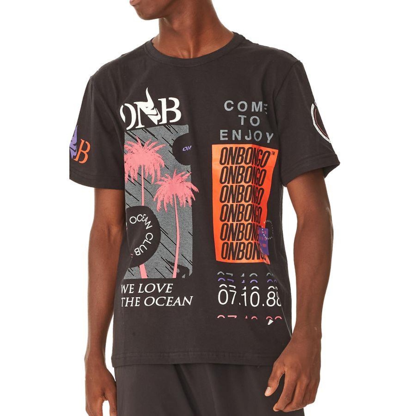 Camiseta Onbongo Especial Estampada - Masculina - Foto 3