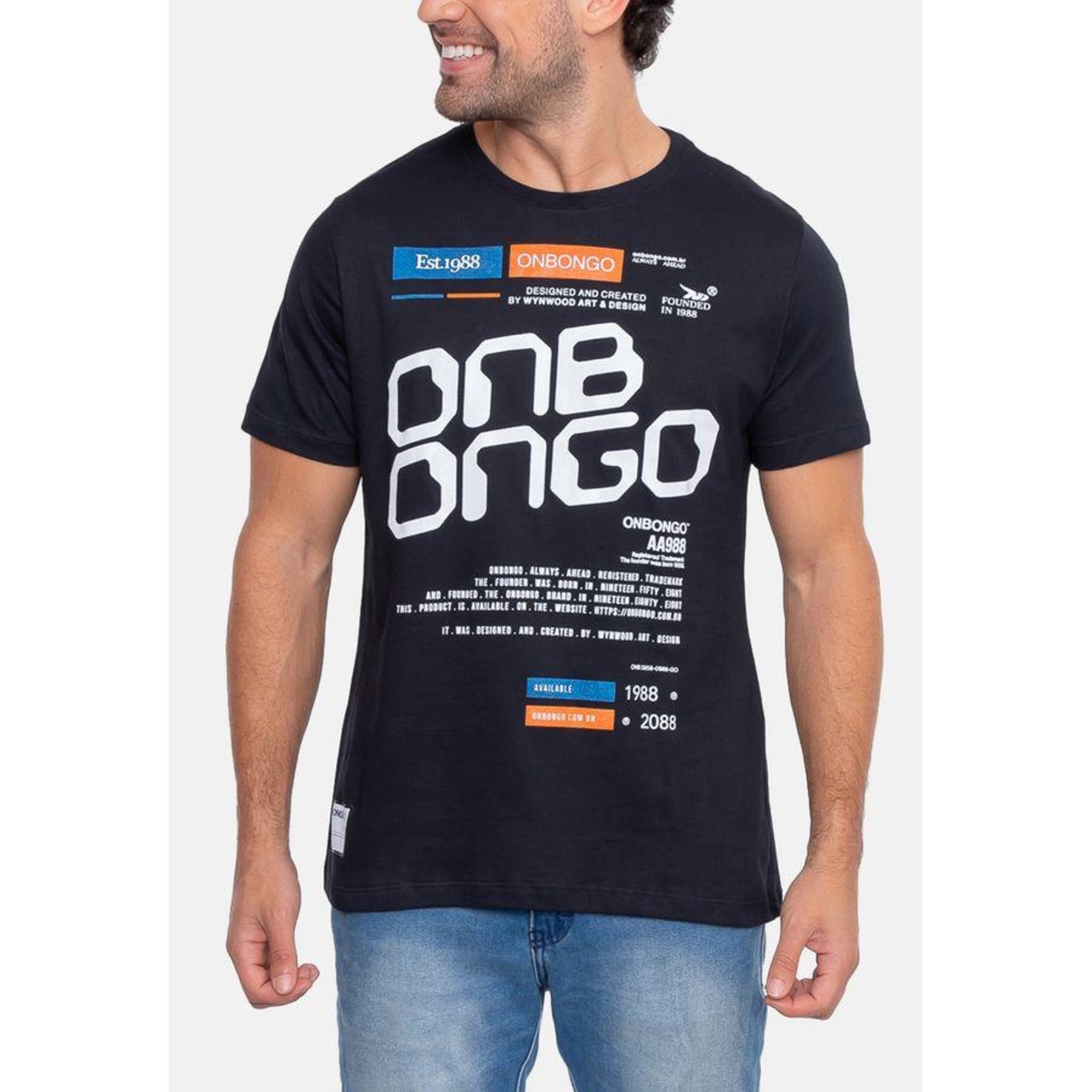 Camiseta Onbongo Estampada - Masculina - Foto 3