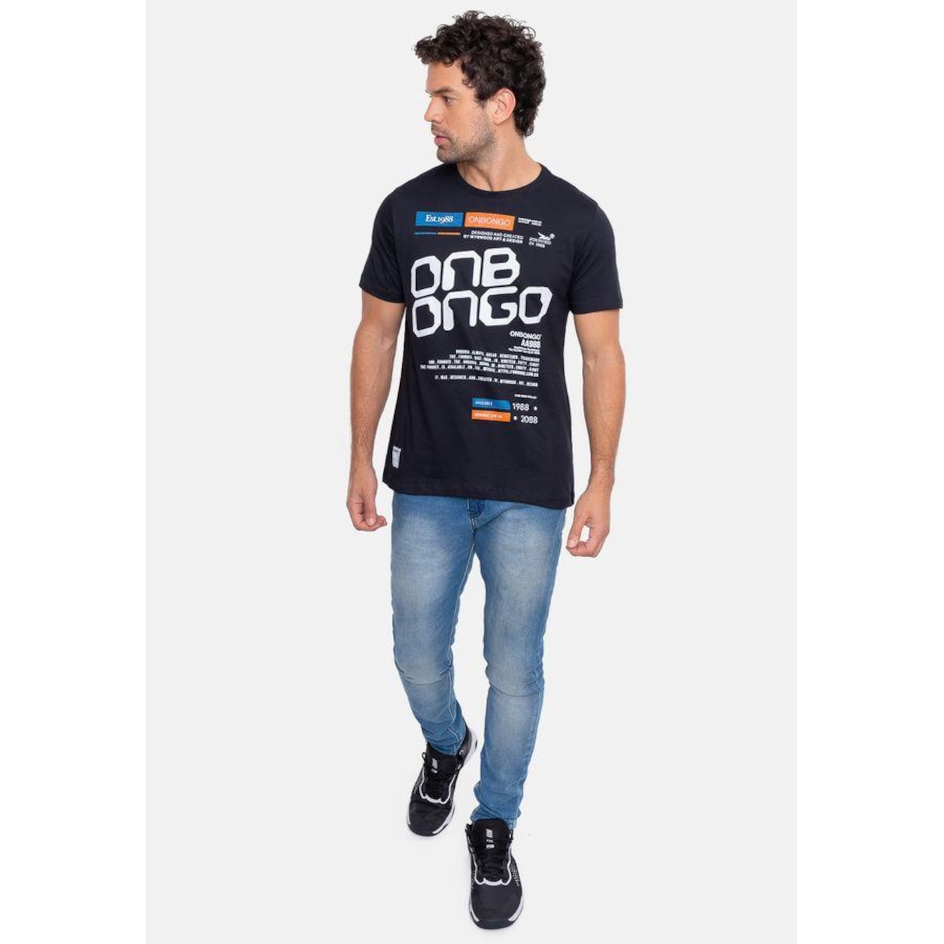 Camiseta Onbongo Estampada - Masculina - Foto 5