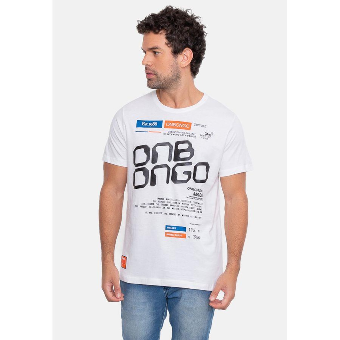 Camiseta Onbongo Estampada - Masculina - Foto 1