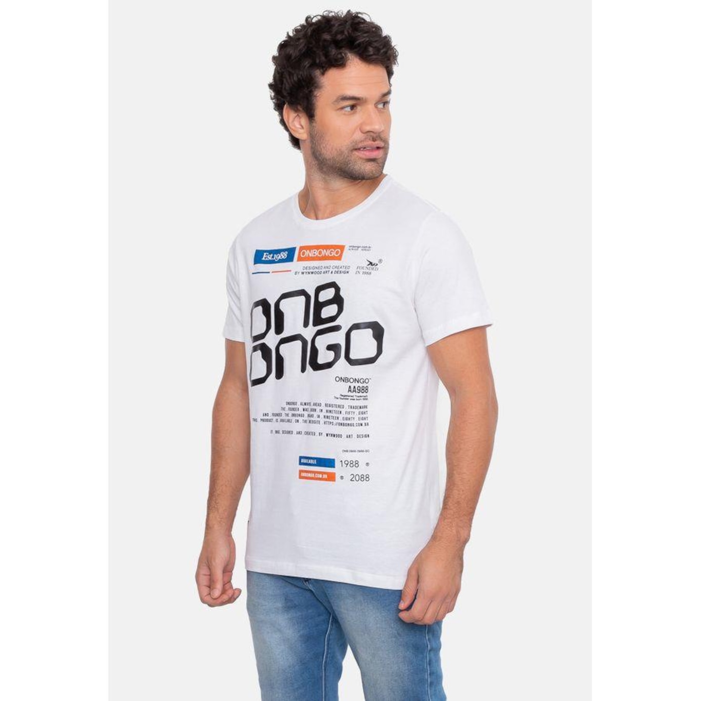 Camiseta Onbongo Estampada - Masculina - Foto 3