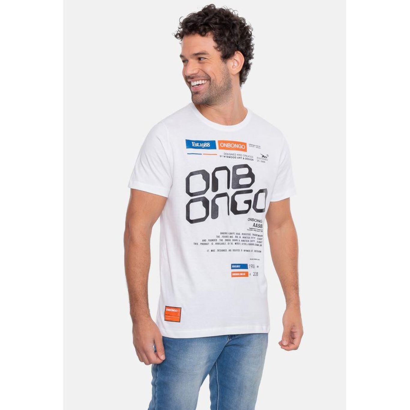 Camiseta Onbongo Estampada - Masculina - Foto 4