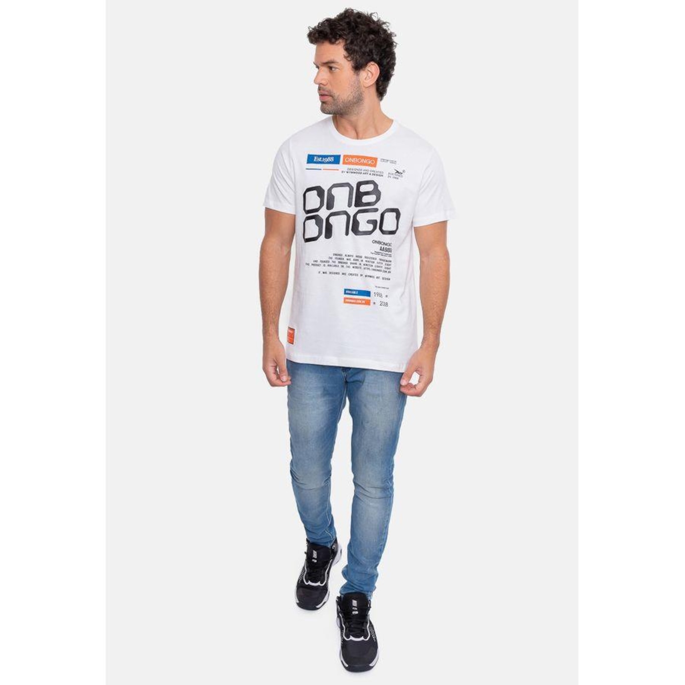 Camiseta Onbongo Estampada - Masculina - Foto 5