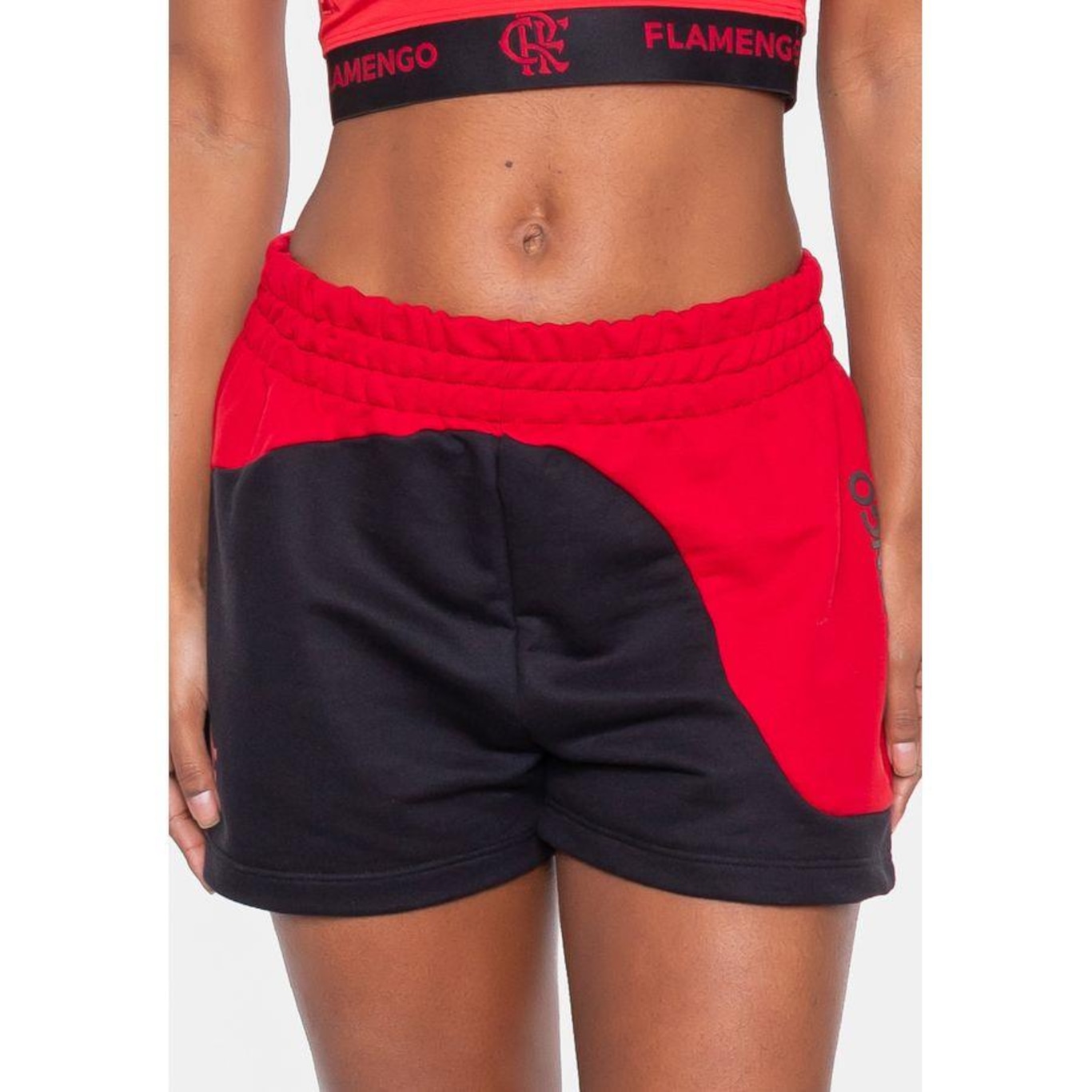 Short de Moletom Starter Collab Flamengo Oficial - Feminino - Foto 1