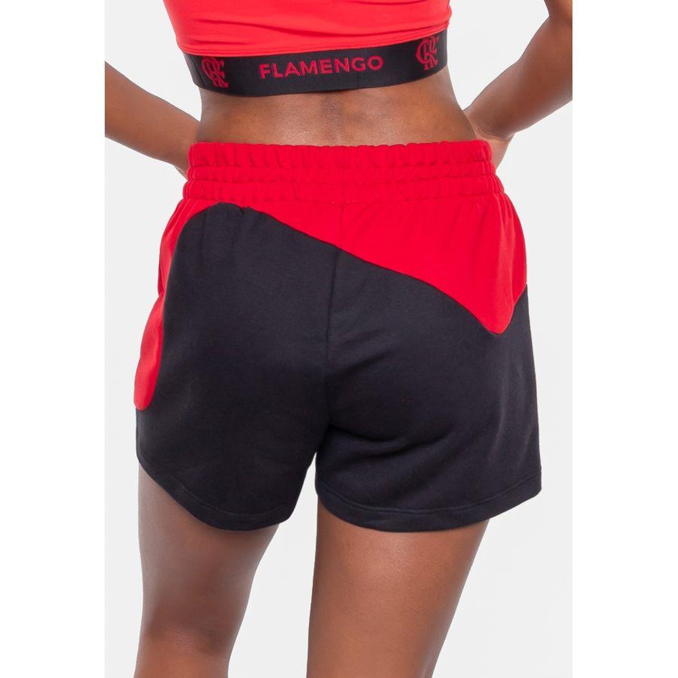 Short de Moletom Starter Collab Flamengo Oficial - Feminino - Foto 2