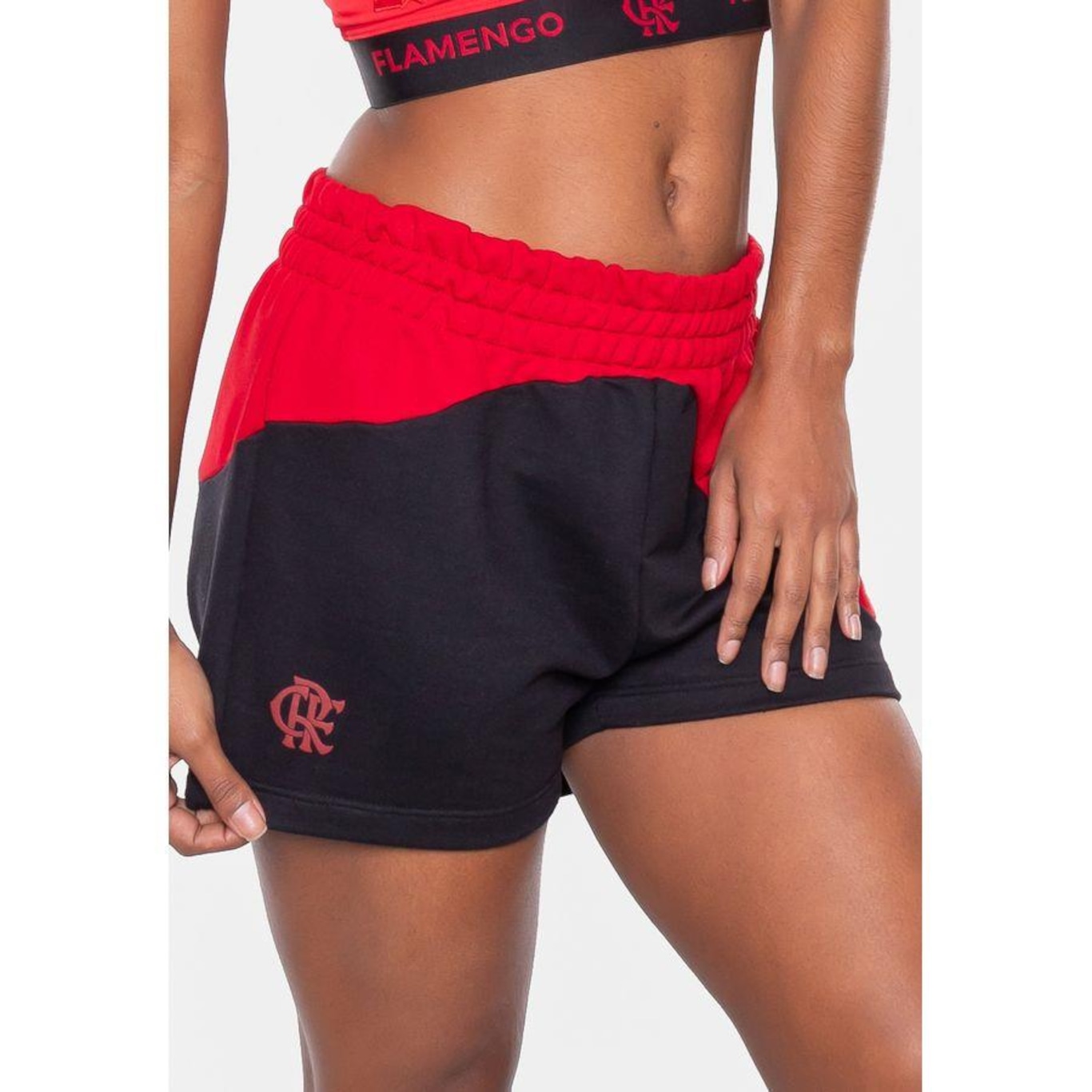 Short de Moletom Starter Collab Flamengo Oficial - Feminino - Foto 3