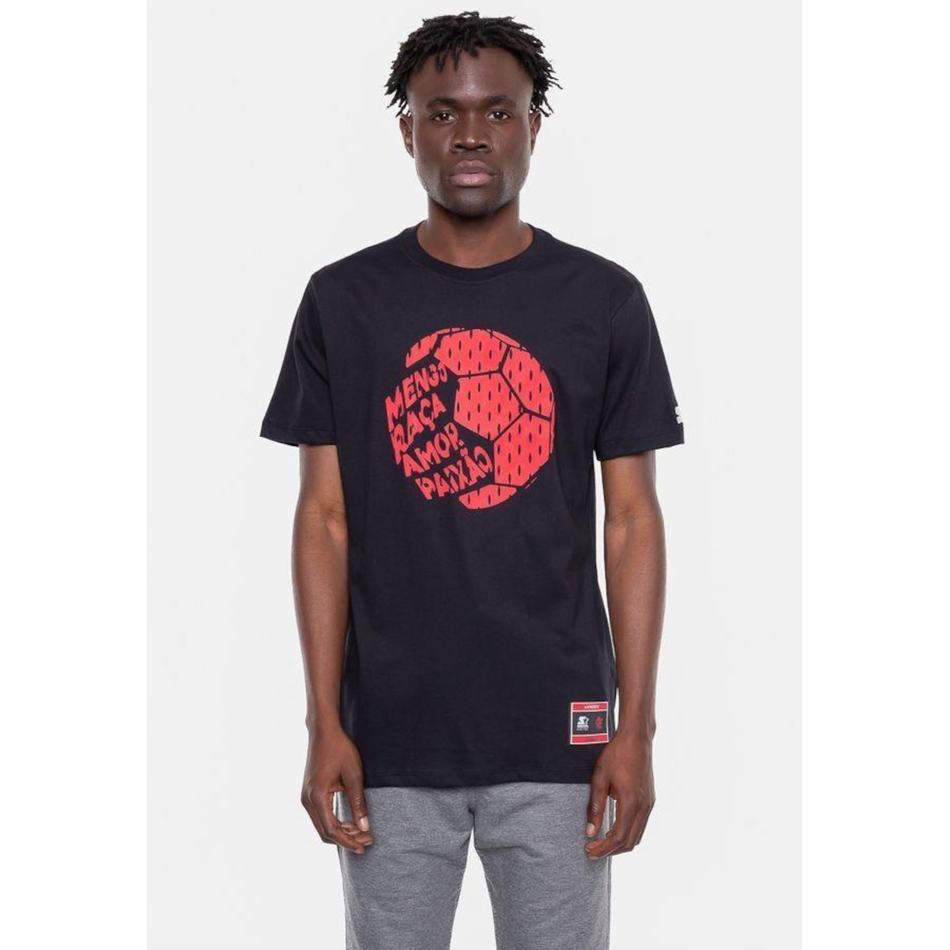 Camiseta Starter Estampada Collab Flamengo Oficial - Masculina - Foto 1