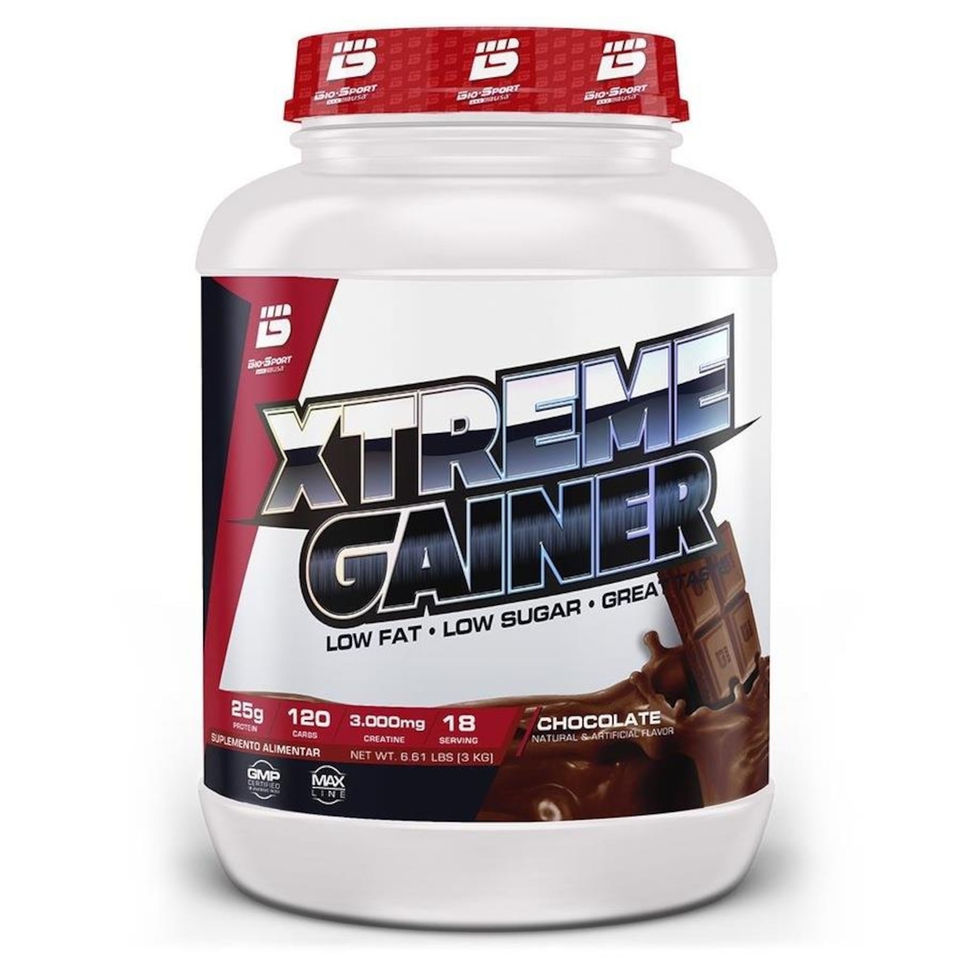 Hipercalórico Massa Xtreme Gainer Bio Sports Usa - 3Kg - Foto 1