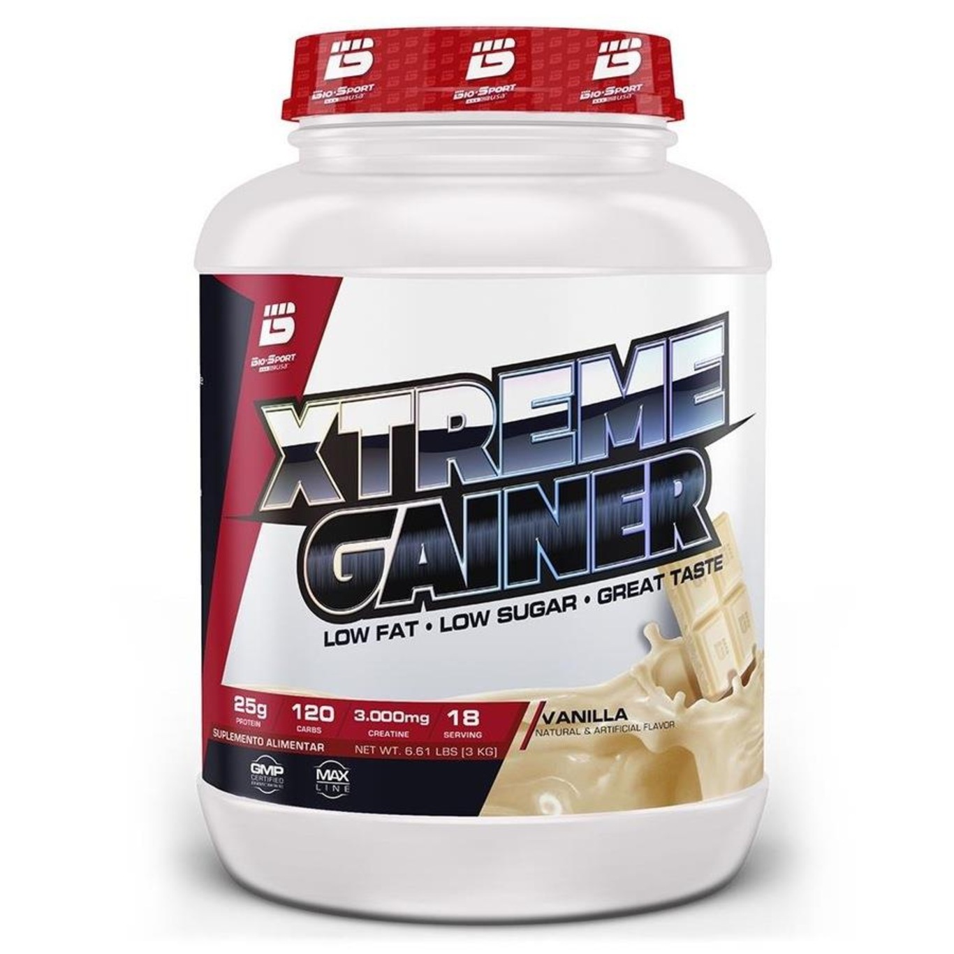 Hipercalórico Massa Xtreme Gainer Bio Sports Usa - 3Kg - Foto 1