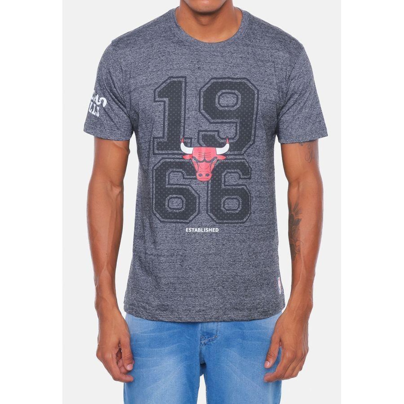 Camiseta Nba Year Chicago Bulls - Masculina - Foto 3