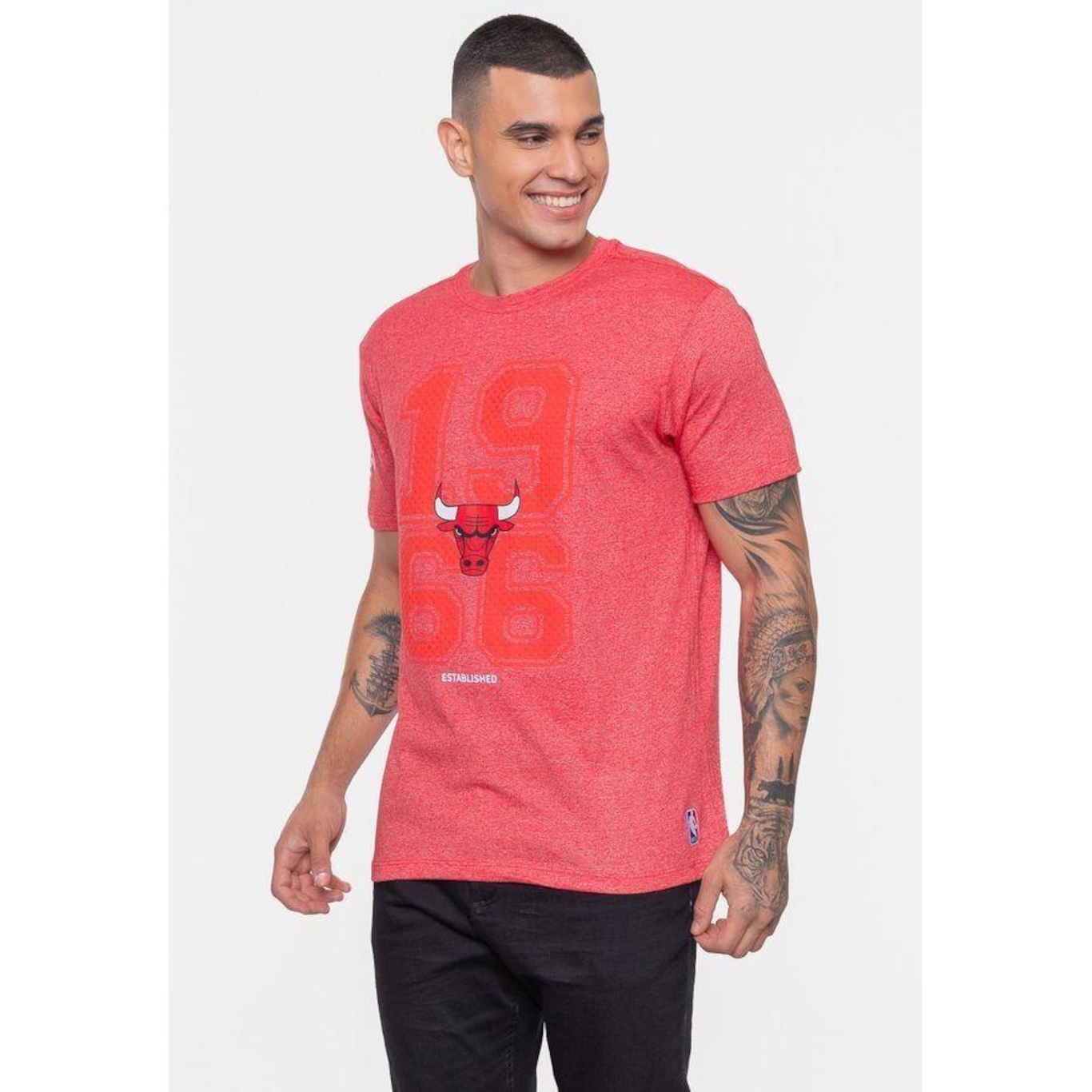 Camiseta Nba Year Chicago Bulls - Masculina - Foto 3