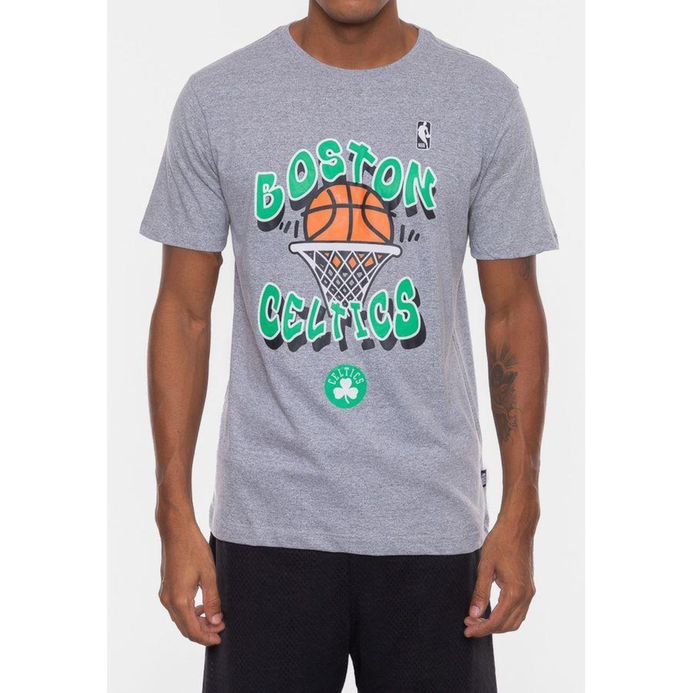 Camiseta Nba Basket Boston Celtics - Masculina - Foto 1