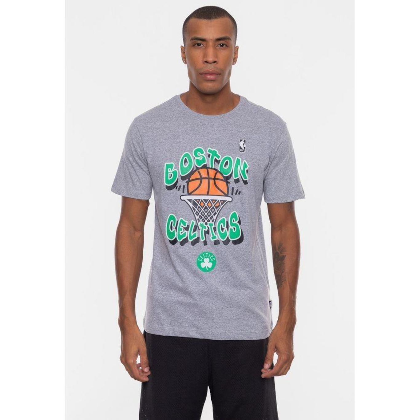 Camiseta Nba Basket Boston Celtics - Masculina - Foto 4