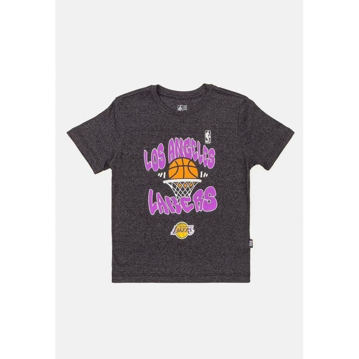 Camiseta Nba Basket Los Angeles Lakers - Infantil - Foto 1