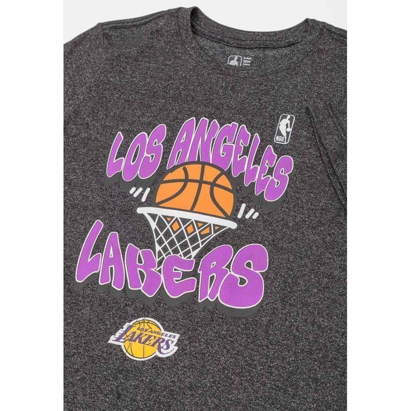 Camiseta Nba Basket Los Angeles Lakers - Infantil - Foto 3