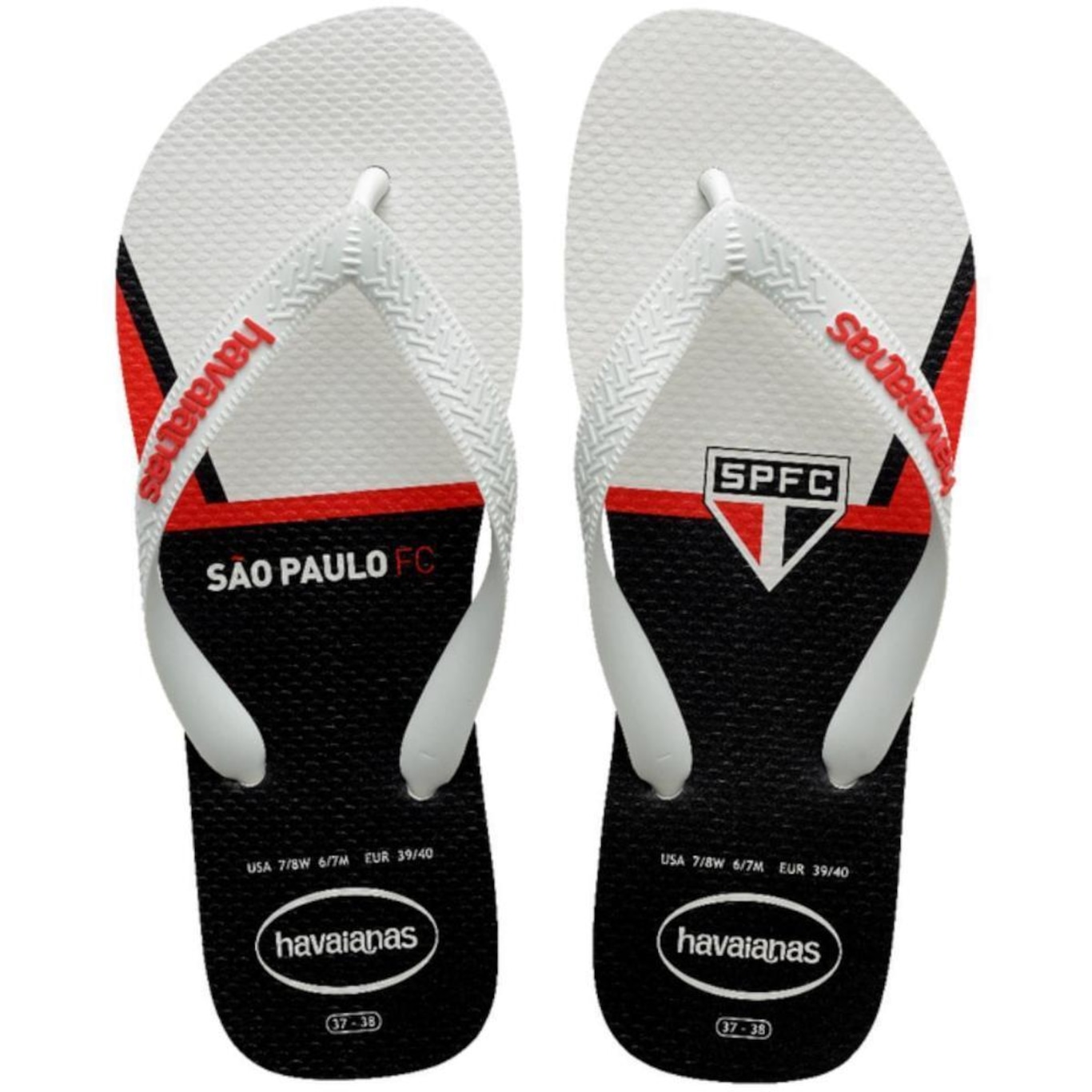 Chinelo do São Paulo FC Havaianas Top Times Masculino - Foto 2