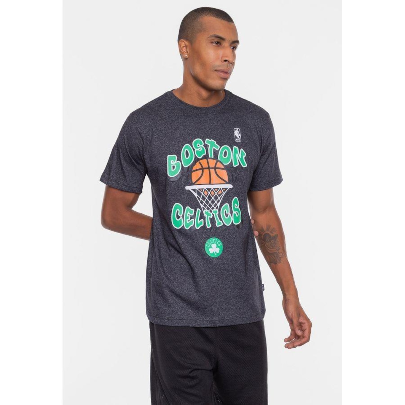 Camiseta Nba Basket Boston Celtics - Masculina - Foto 2