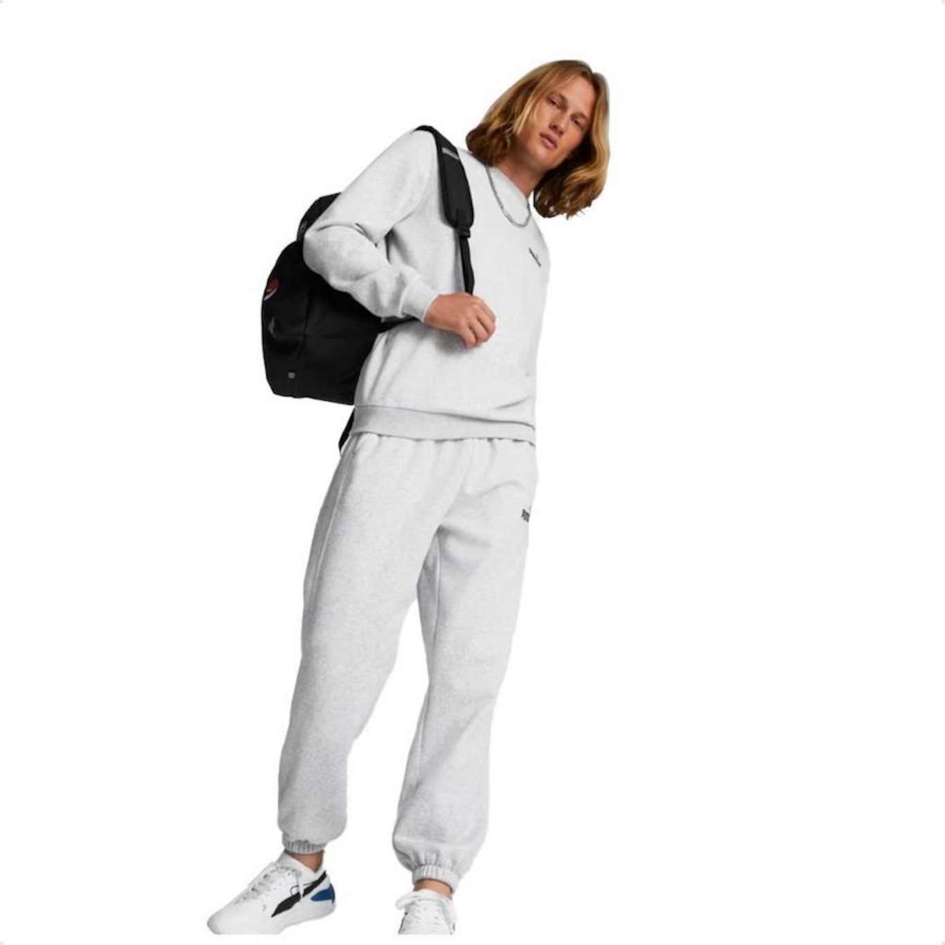 Agasalho Puma Feel Good Sweat Suit Fl Cl - Masculino - Foto 1