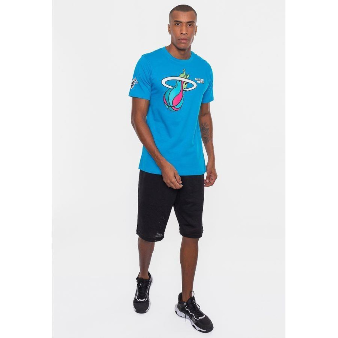 Camiseta Nba Sneakers Miami Heat Reef - Masculina - Foto 1