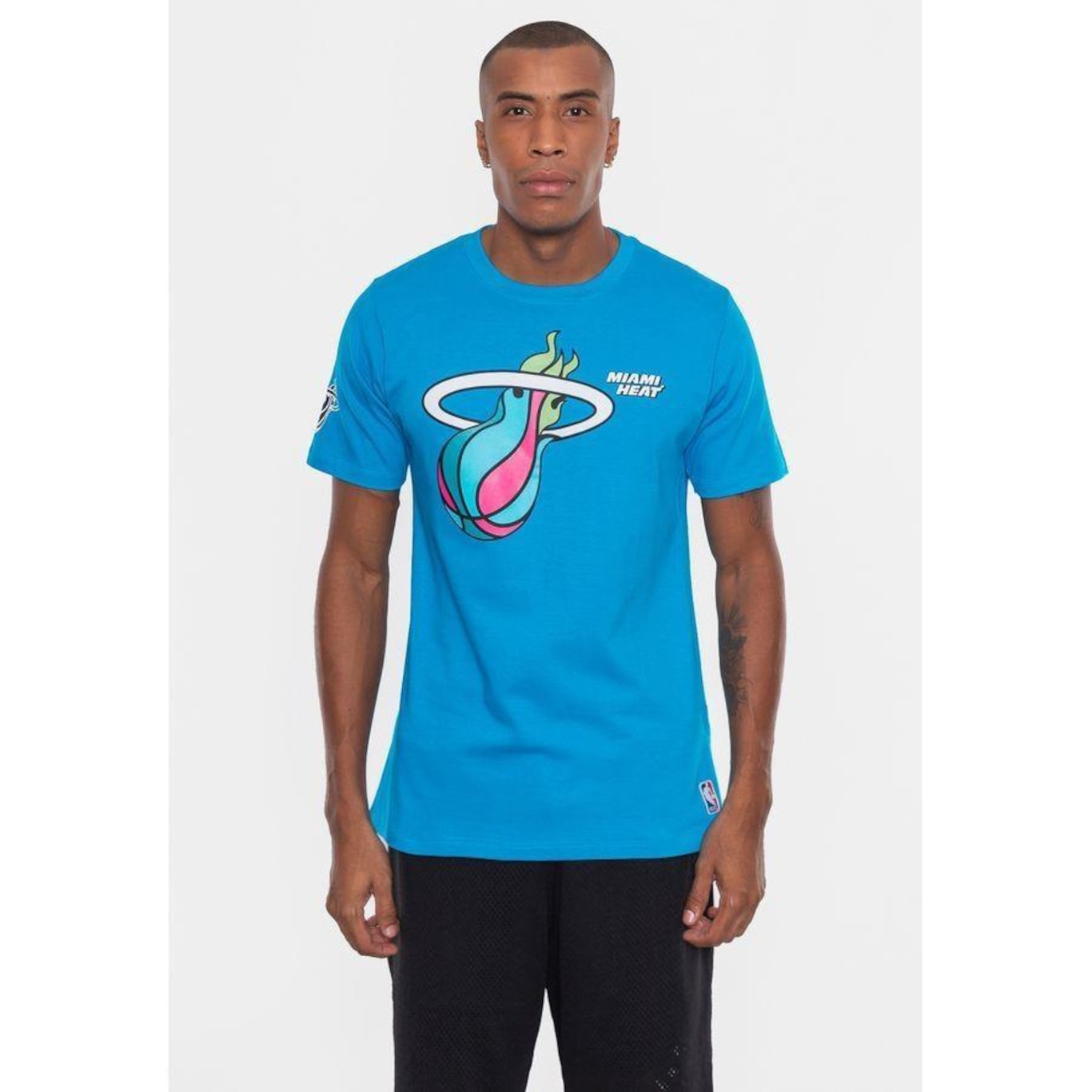 Camiseta Nba Sneakers Miami Heat Reef - Masculina - Foto 3