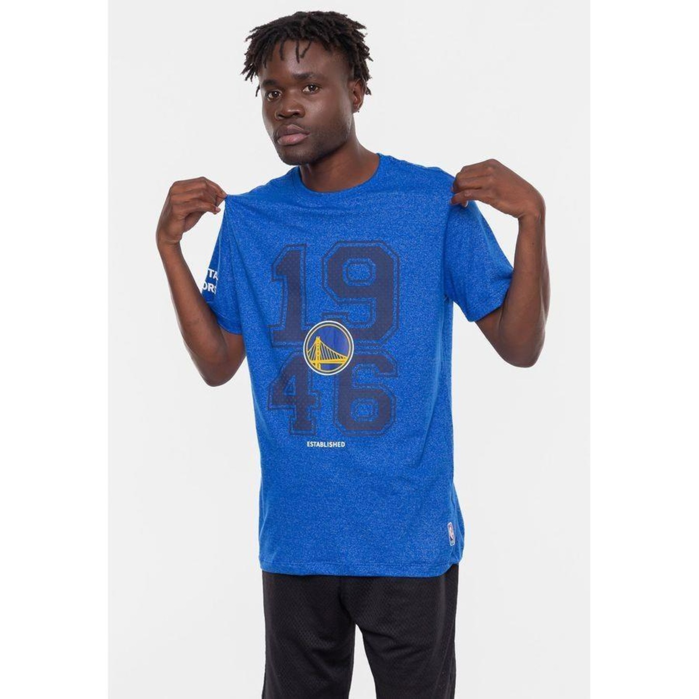 Camiseta Nba Year Golden State Warriors - Masculina - Foto 4