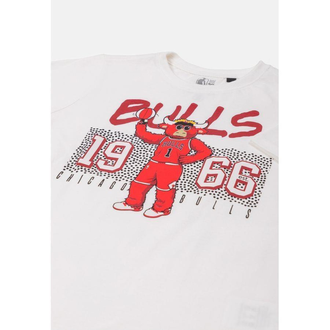 Camiseta Nba Mascot Play Chicago Bulls - Infantil - Foto 3