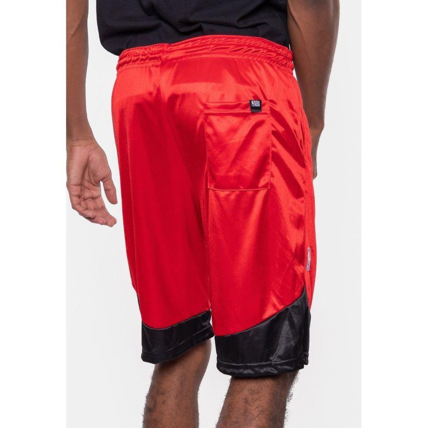 Bermuda Nba Sintética Chicago Bulls - Masculina - Foto 4