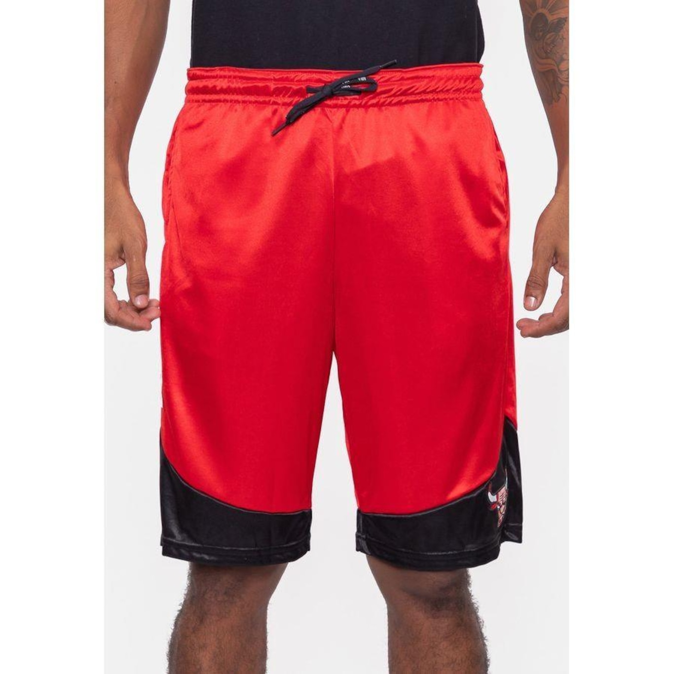 Bermuda Nba Sintética Chicago Bulls - Masculina - Foto 5