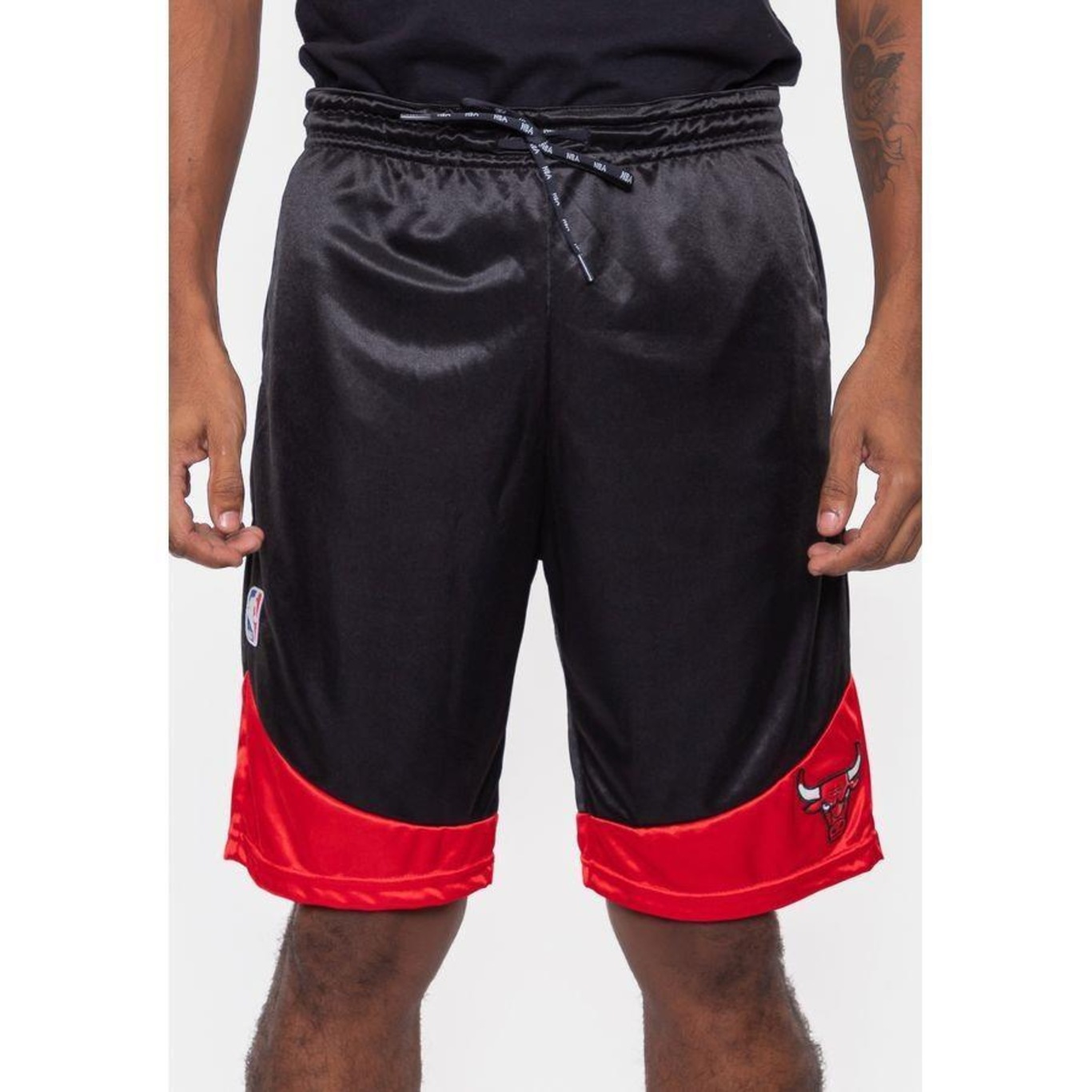 Bermuda Nba Sintética Chicago Bulls - Masculina - Foto 3