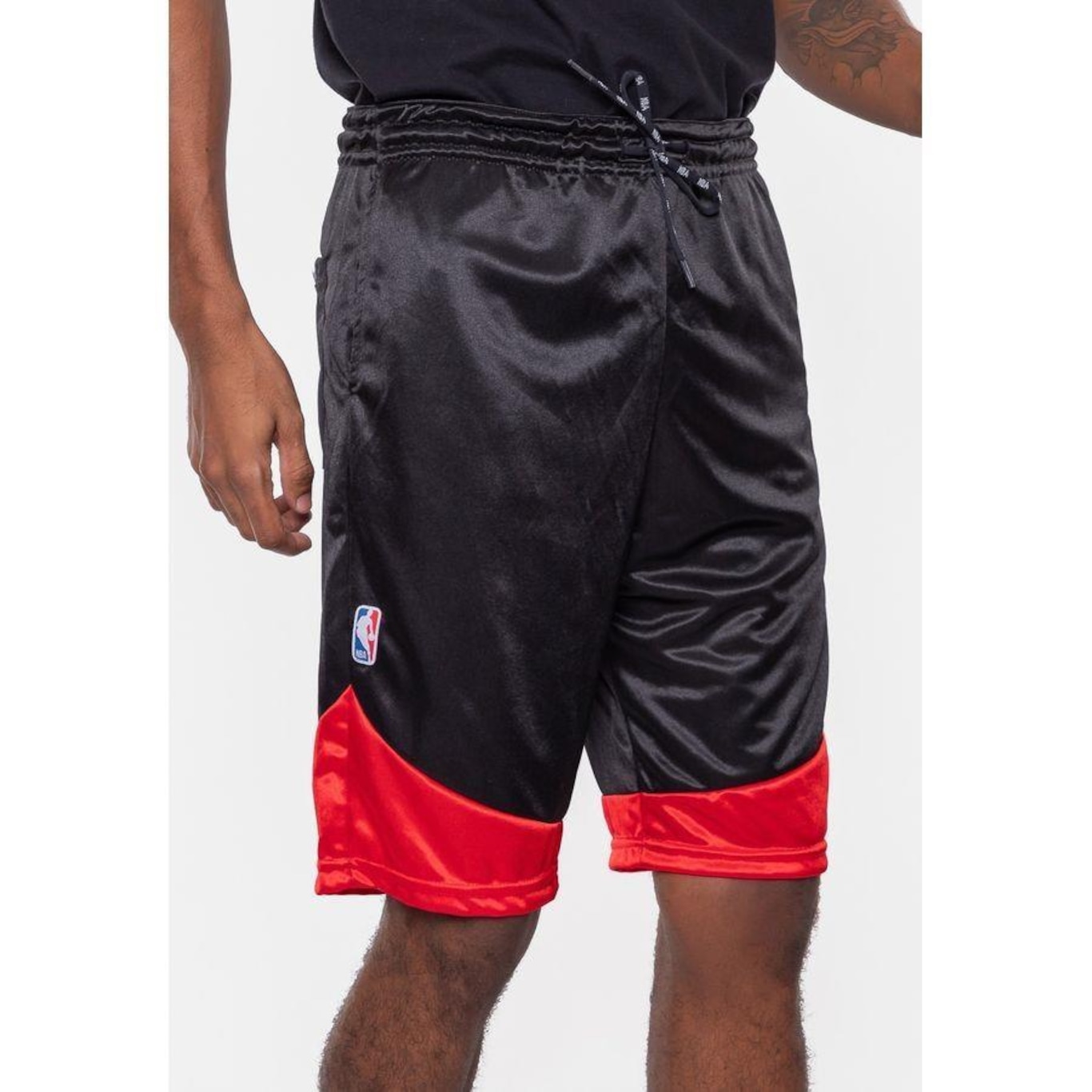 Bermuda Nba Sintética Chicago Bulls - Masculina - Foto 4