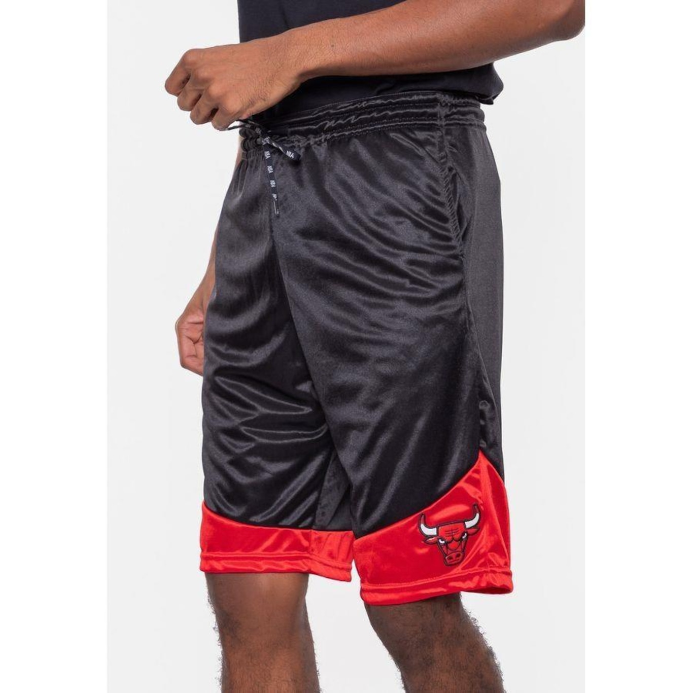 Bermuda Nba Sintética Chicago Bulls - Masculina - Foto 5