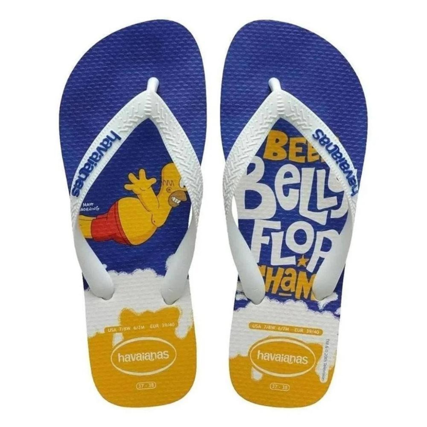 Chinelo Havaianas Simpsons Masculino - Foto 1