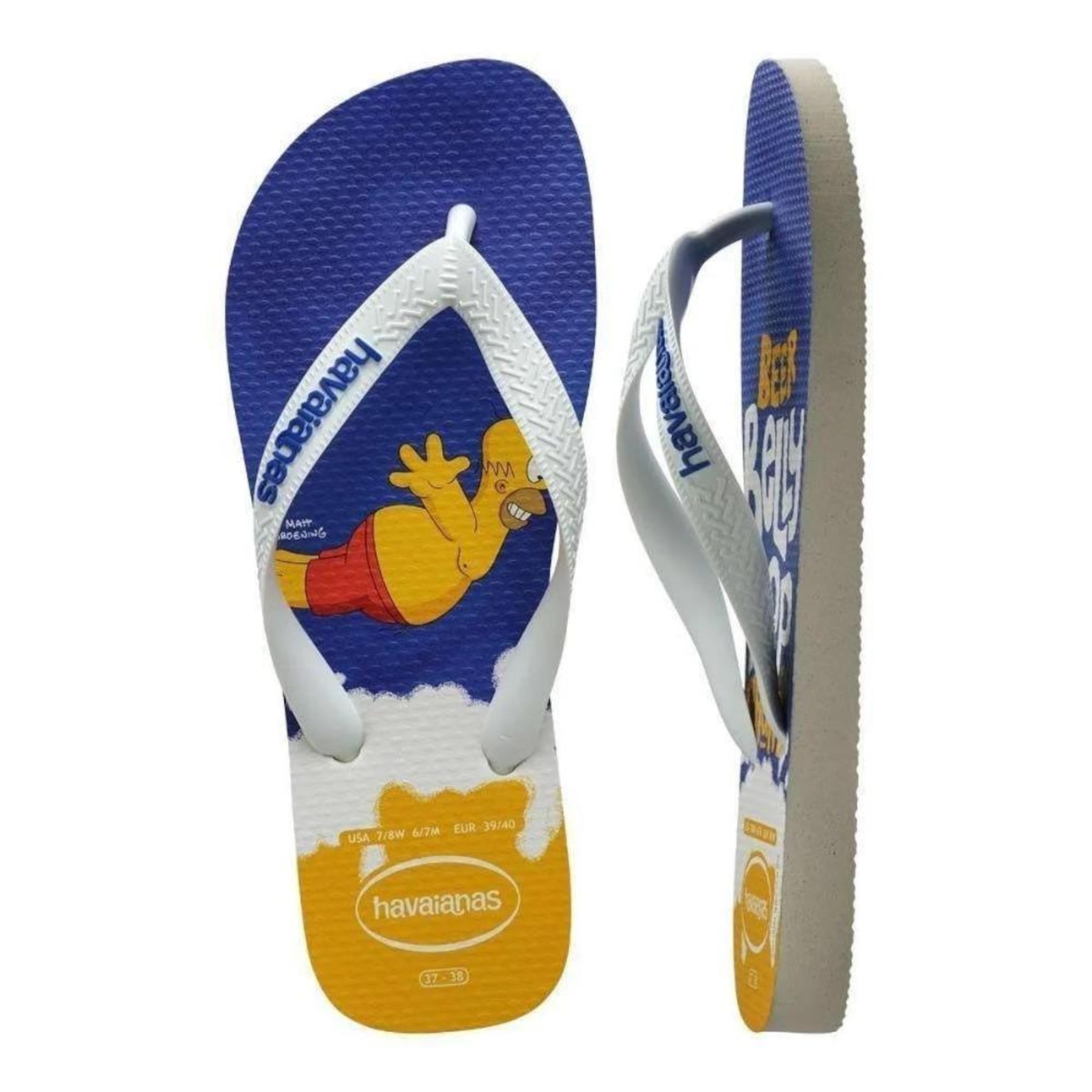 Chinelo Havaianas Simpsons Masculino - Foto 5