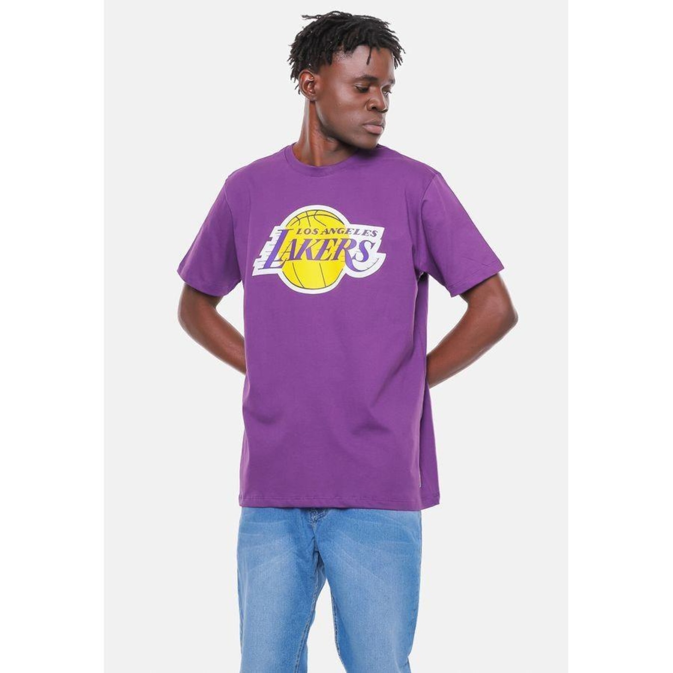 Camiseta Nba Transfer Los Angeles Lakers - Masculina - Foto 1