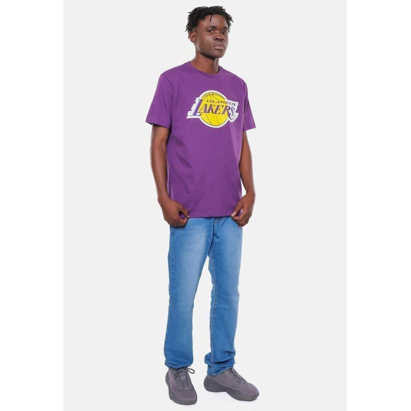 Camiseta Nba Transfer Los Angeles Lakers - Masculina - Foto 2