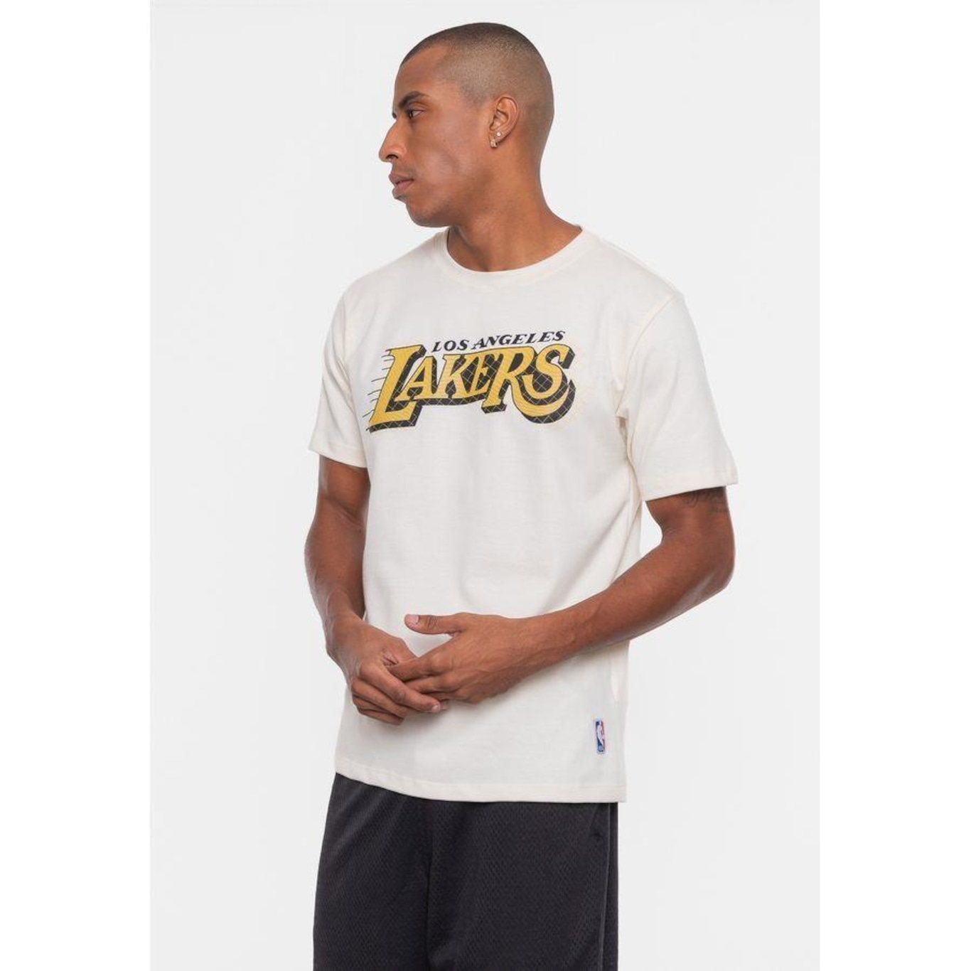 Camiseta Nba Sneakers Los Angeles Lakers - Masculina - Foto 3