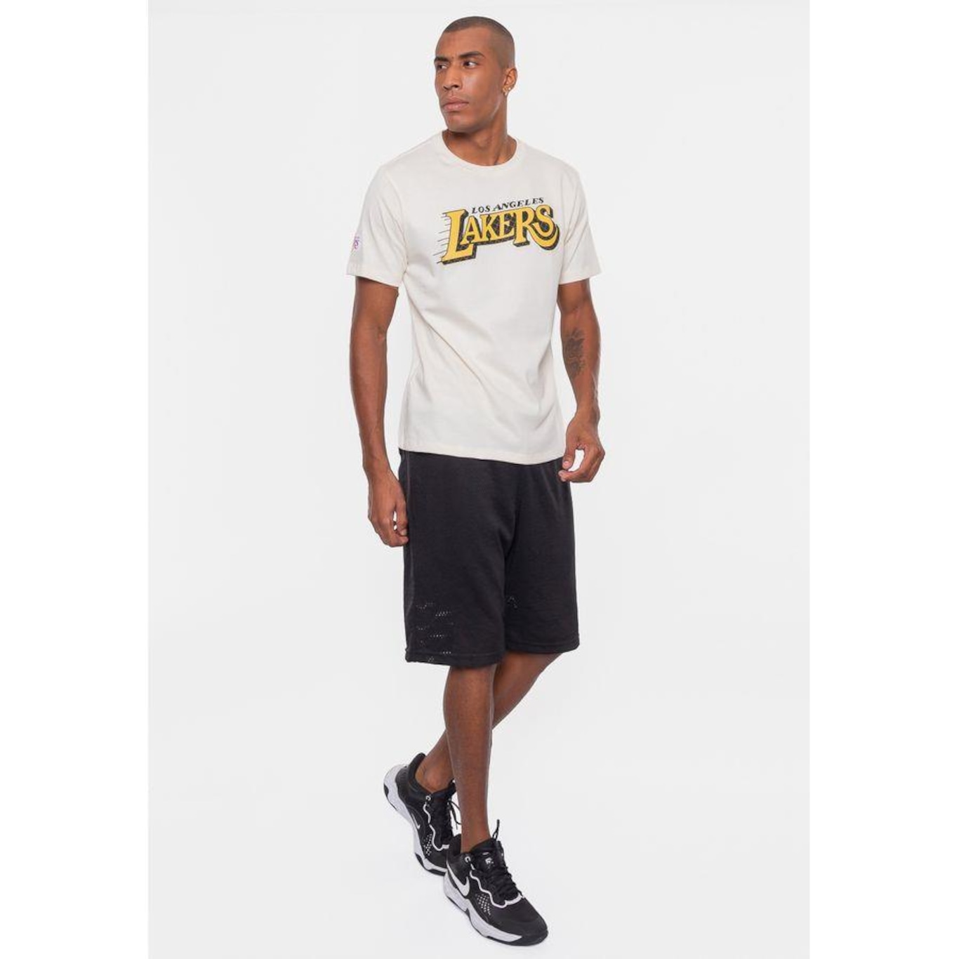 Camiseta Nba Sneakers Los Angeles Lakers - Masculina - Foto 5