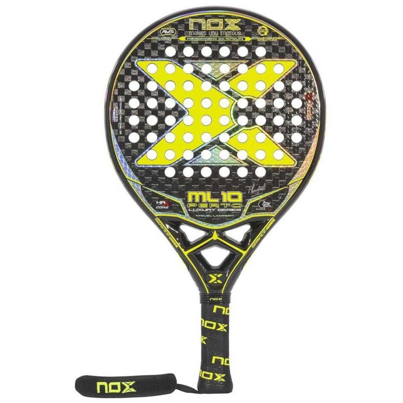 Raquete Padel Nox Ml10 Perto Luxury Series Carbono 12K - Foto 1