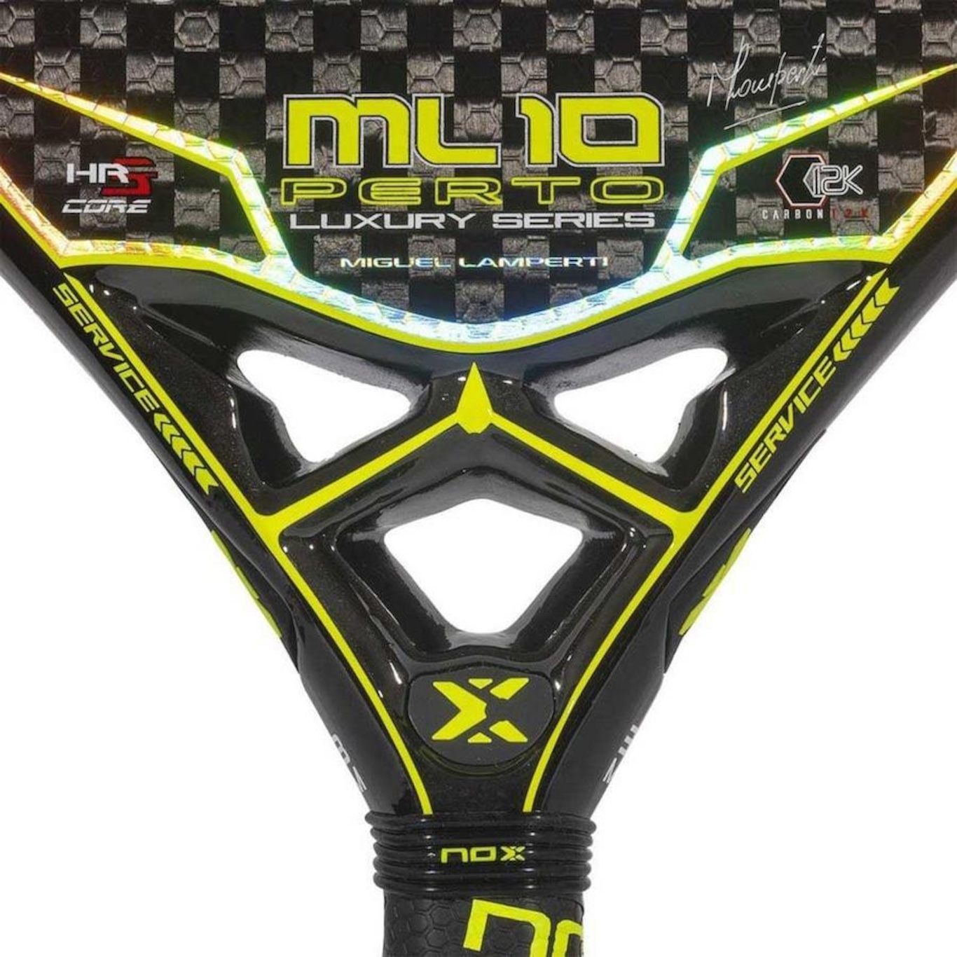 Raquete Padel Nox Ml10 Perto Luxury Series Carbono 12K - Foto 2