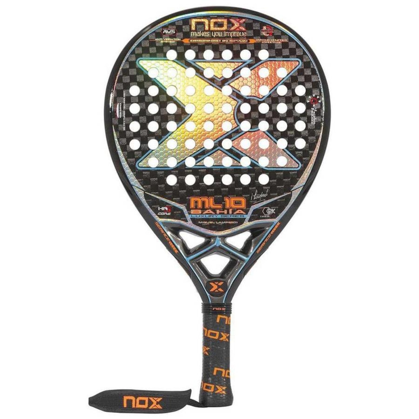 Raquete Padel Nox Ml10 Bahía Luxury Series Carbono 12K - Foto 1