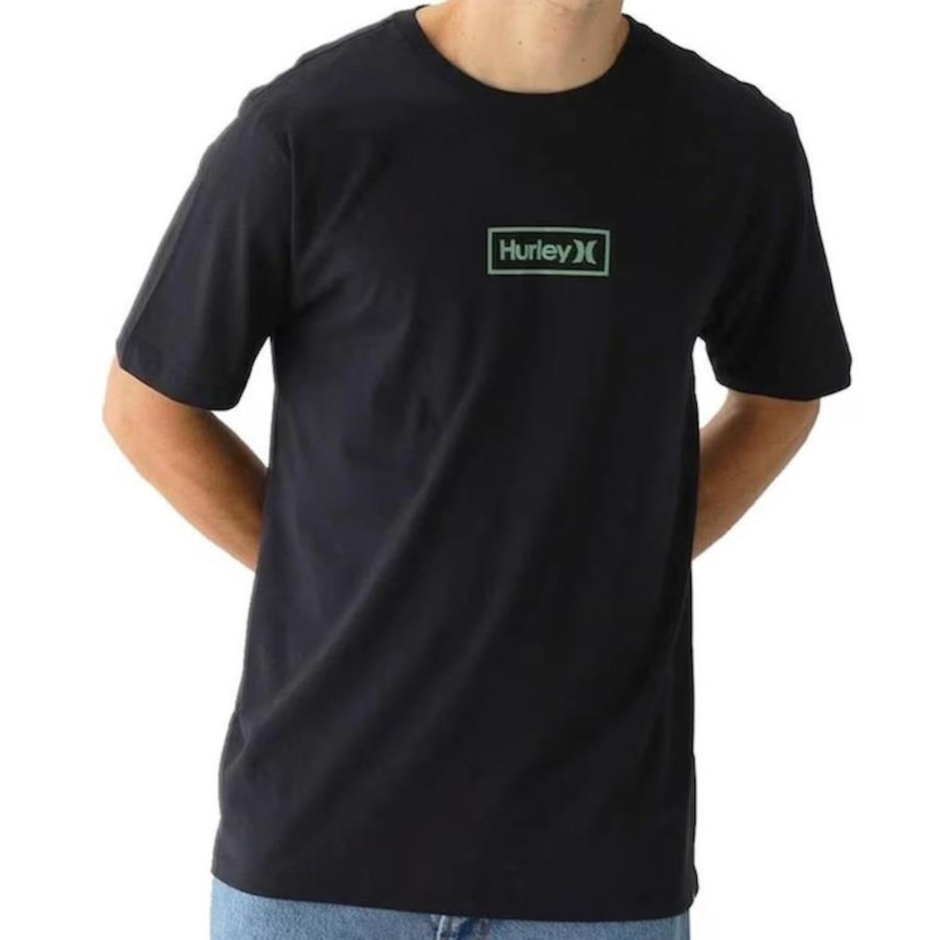 Camiseta Hurley Silk Box Relevo - Masculina - Foto 1