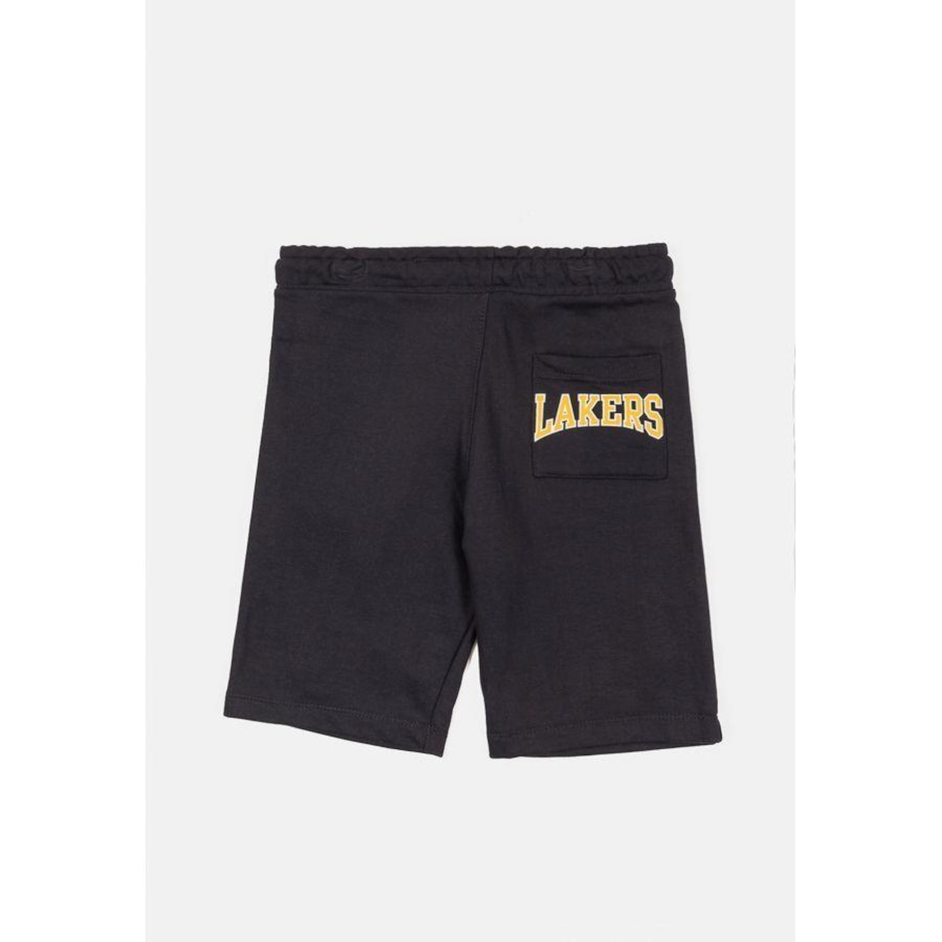 Bermuda Nba Moletom Logo Los Angeles Lakers Pura - Nba - Infantil - Foto 5