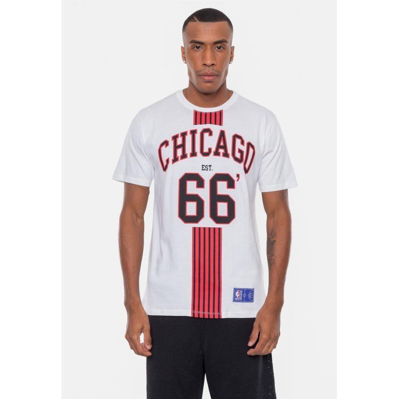 Camiseta Nba City Number Chicago Bulls - Masculina - Foto 2