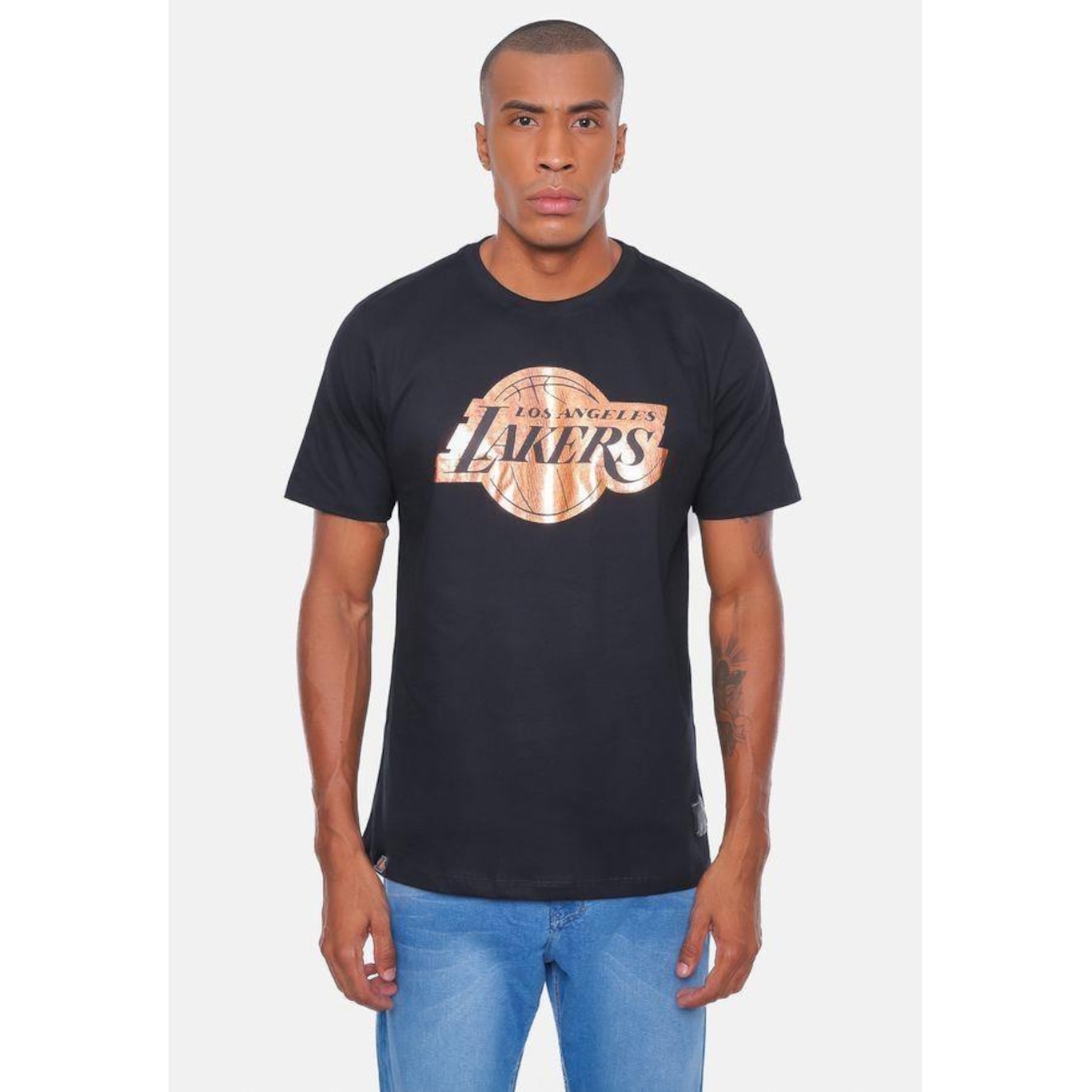 Camiseta Nba Sunshine Los Angeles Lakers - Masculina - Foto 1