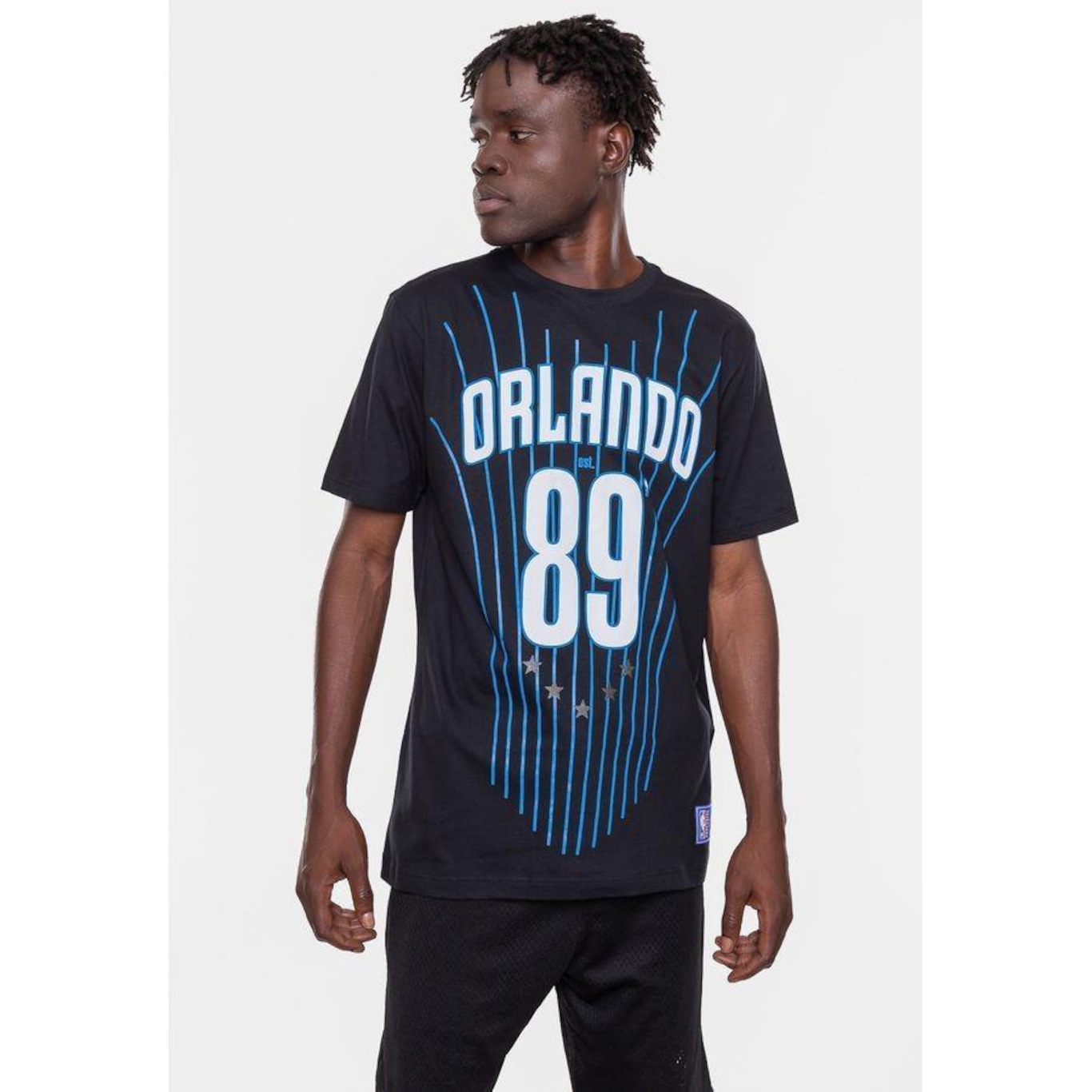 Camiseta Nba State Number Orlando Magic - Masculina - Foto 3