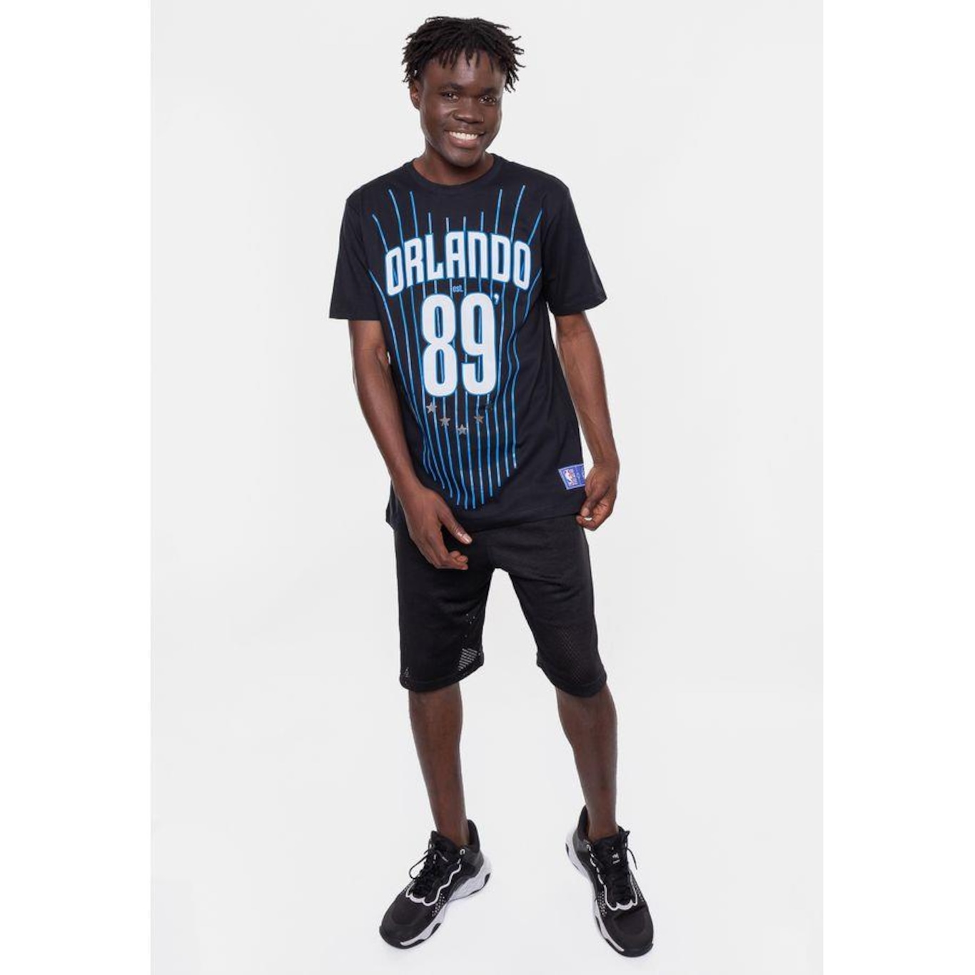 Camiseta Nba State Number Orlando Magic - Masculina - Foto 5