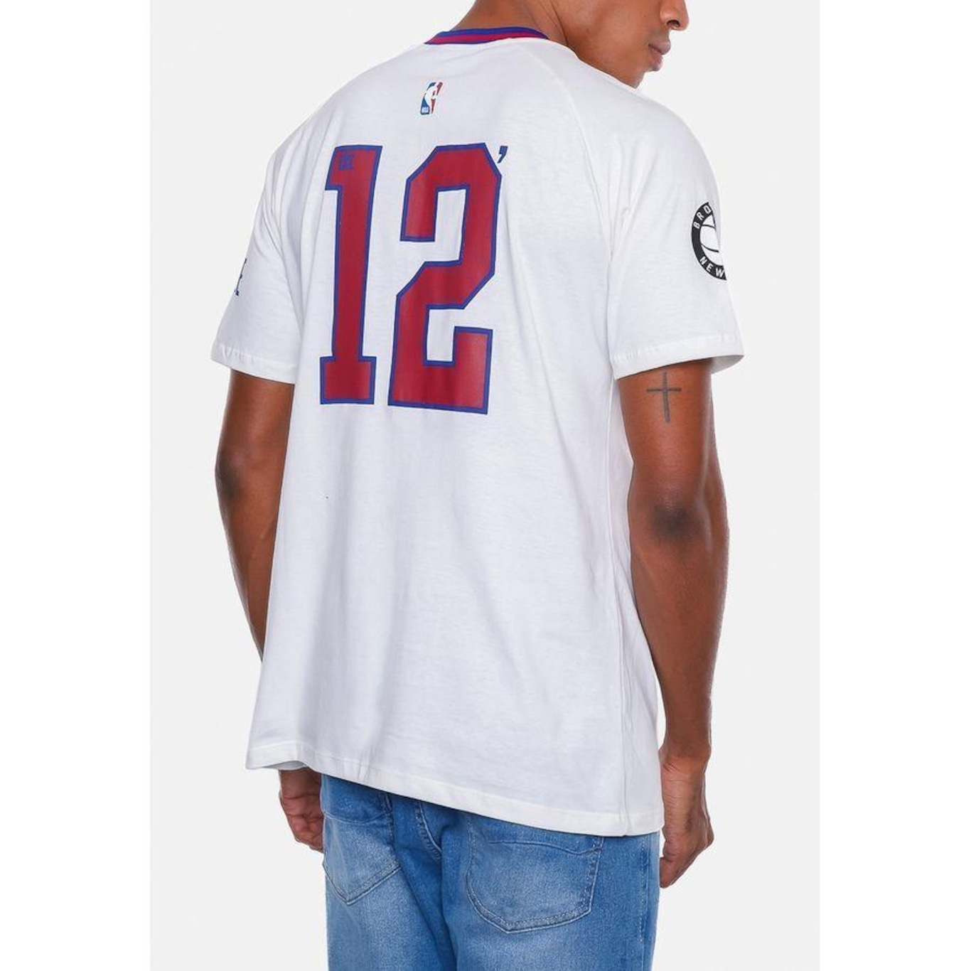 Camiseta Nba Classic Numb Brooklyn Nets - Masculina - Foto 1