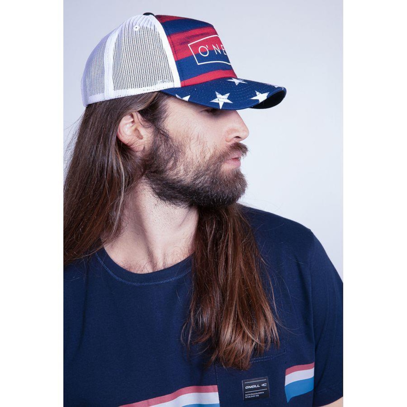 Boné Oneill Trucker Freedom - Snapback - Masculino - Foto 2