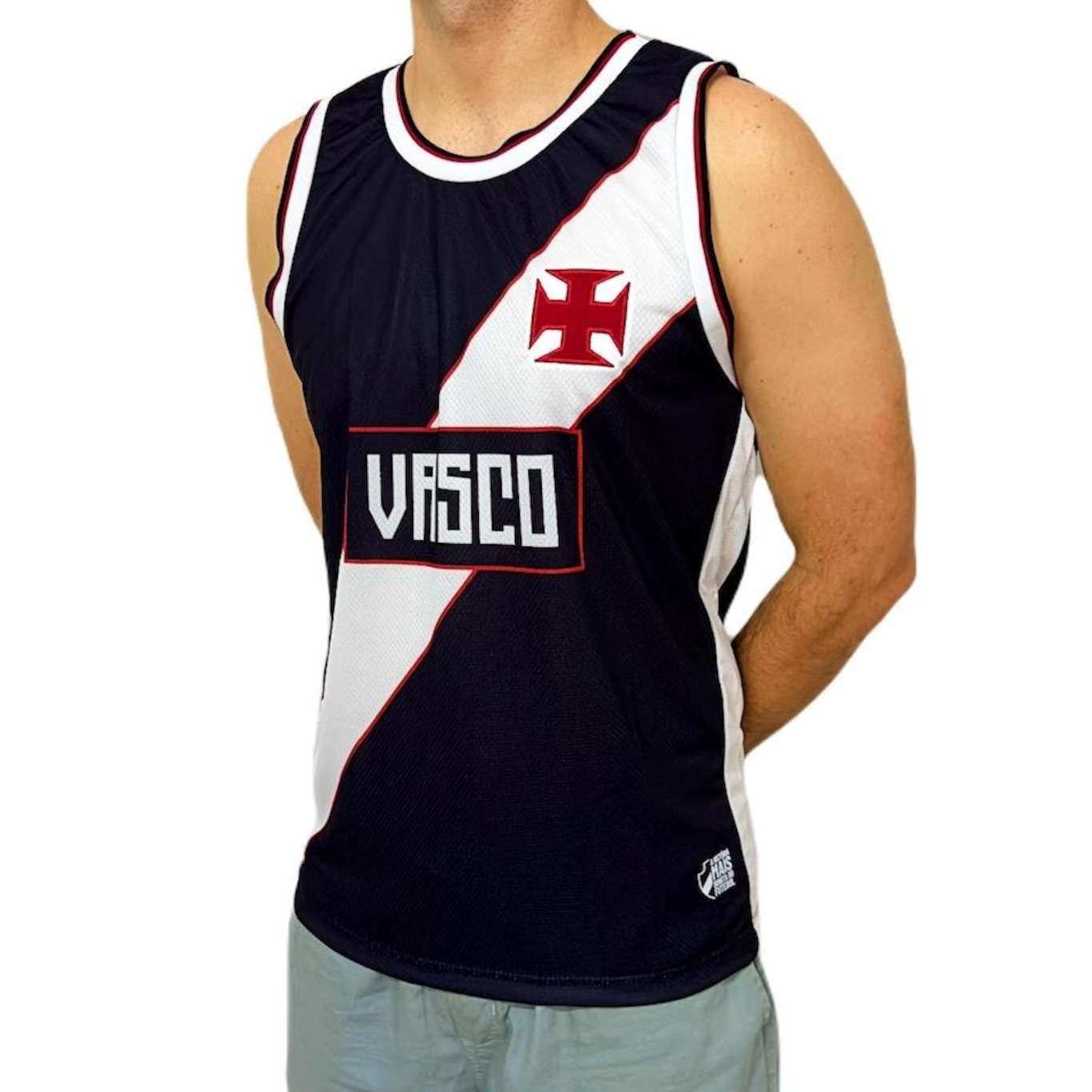 Camisa Regata do Vasco da Gama Retrômania Basquete Anos 2000 - Masculina - Foto 3